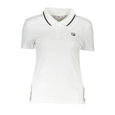 Fila White Cotton Womens Polo Shirt